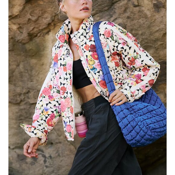 🆕 FP MOVEMENT Pippa Printed Packable Puffer Jacket / Trippy Floral - Picture 3 of 13